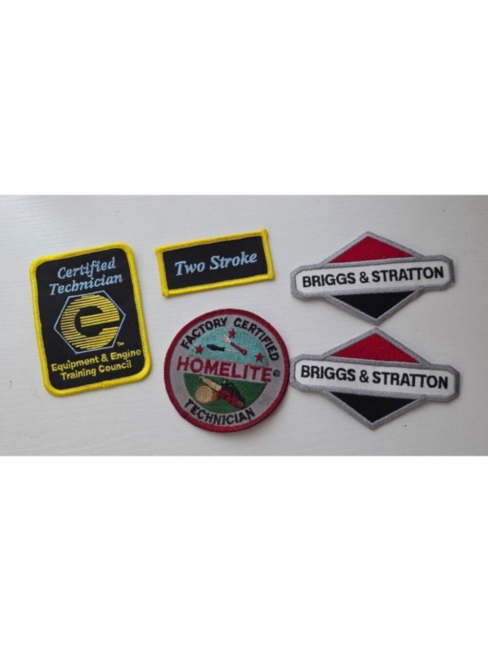 Vintage Collection of Small-Engine Repair Patches